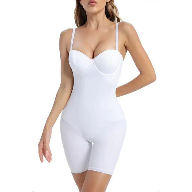 Low-Back Bodysuit With Cup Compression