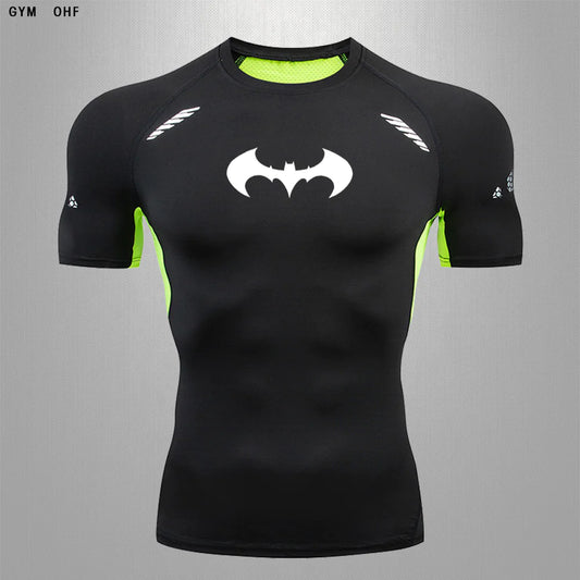 Batman Short Sleeve Compression Shirt 2